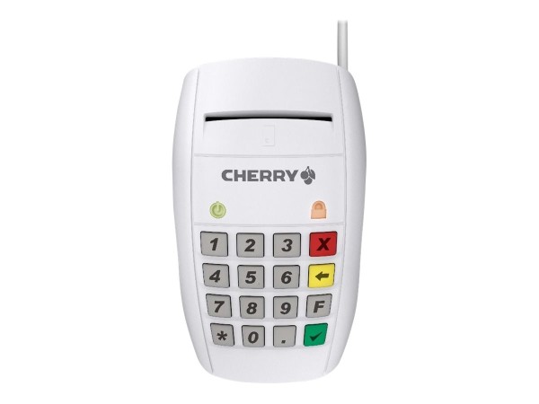 CHERRY CHERRY ST-2100 Contact Smart Card Terminal weiß USB Chipkartenleser