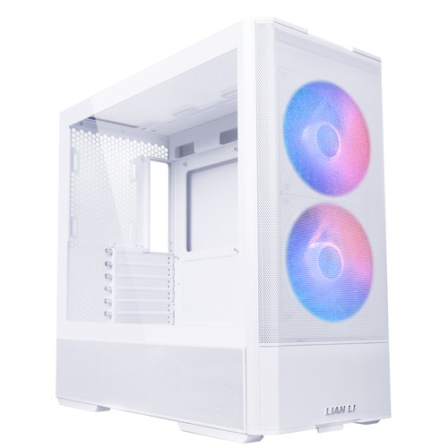LIAN LI LANCOOL 207 PC Gehäuse, Midi-Tower, ATX, Tempered Glass - weiß LANCOOL 207RW