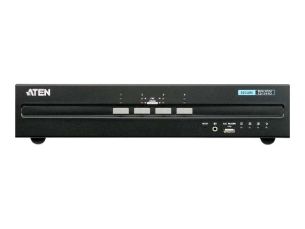 ATEN 4-Port USB DVI Dual Display Secure KVM Switch - KVM-Umschalter - 4-Por CS1144D-AT-G