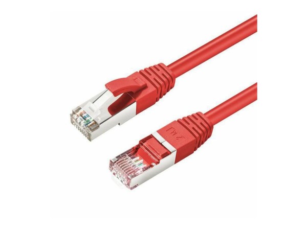 MICROCONNECT MICROCONNECT SSTP CAT6 50M Red LSZH