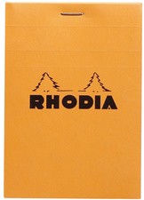 RHODIA Notizblock No. 12, 85 x 120 mm, kariert, orange