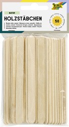 folia Holzstäbchen "Natur", Länge: 114 mm, naturfarben