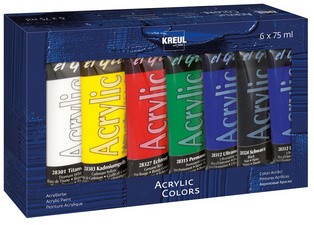 KREUL Acrylfarbe el Greco, 75 ml, 6er-Set