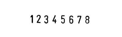 trodat Ziffernstempel Professional 4.0 5558, 8-stellig