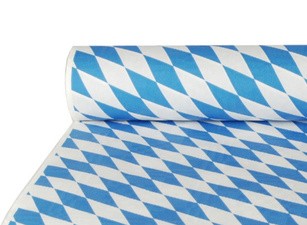 PAPSTAR Damast-Tischtuch "Bayrisch Blau", (B)1,0 x (L)50 m