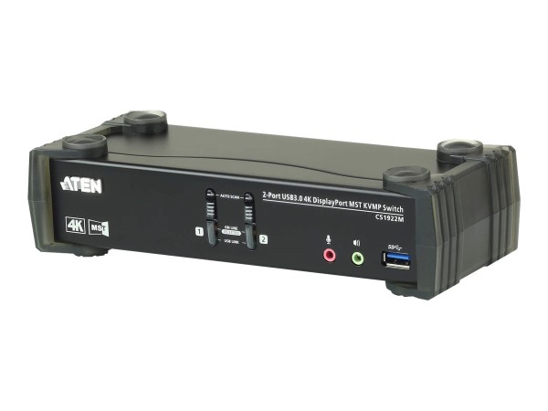 ATEN CS1922M KVMP-Switch 2-fach, DisplayPort mit MST, USB 3.0, 4K CS1922M