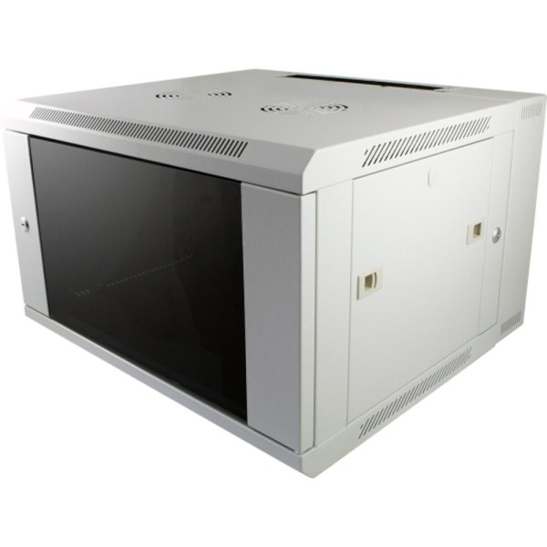 ALLNET ALLNET 19""Wandgehäuse, 9HE, 2-teilig, T600mm, Lichtgrau, SMB-Serie,