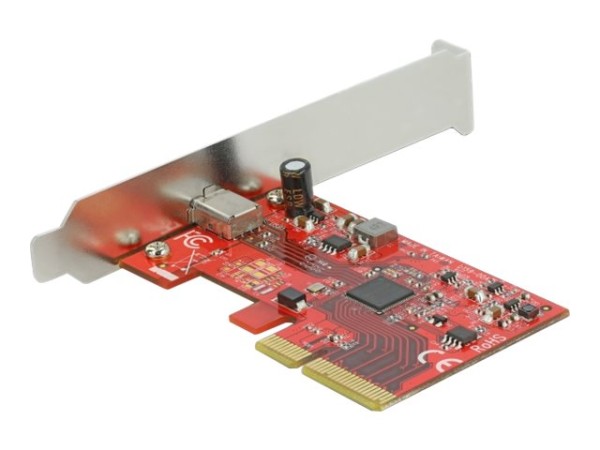 DELOCK PCIe x4>1x ext. SuperS USB/USB-C | 20 Gbps / USB Type-C Bu -3 A 89035
