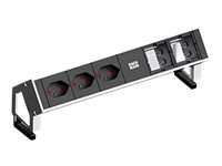 BACHMANN Steckdosenleiste Desk2 3xCH T13 90° 2xAbd 902.209