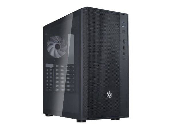 SILVERSTONE Fara R1 PRO V2 Midi-Tower, Tempered Glass - schwarz SST-FAR1B-PRO-V2