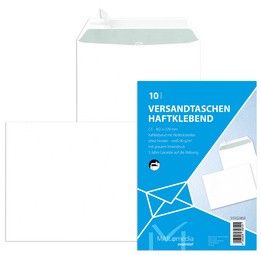 MAILmedia Versandtasche Offset weiß, B4, ohne Fenster