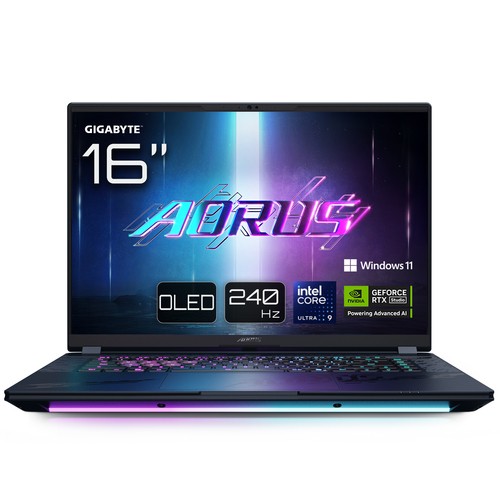 GIGABYTE AORUS MASTER 16 BZHC6DEE65SP 40,6cm (16") Ultra 9 275HX 32GB 2TB W AORUS MASTER 16 BZHC6DEE