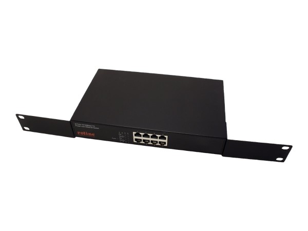 ROLINE PoE Fast Ethernet Switch,8f, 130W 21.13.1191