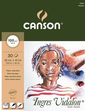 CANSON Zeichenpapierblock "Ingres Vidalon", 320 x 410 mm