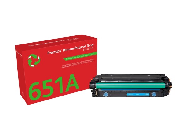 XEROX XEROX Everyday - Cyan - kompatibel - Tonerpatrone - für HP Color LaserJet Enterprise CP5525, M750; L