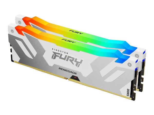 KINGSTON FURY Renegade RGB White XMP 64GB Kit (2x32GB) KF564C32RWAK2-64