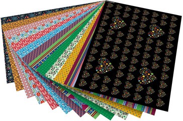 folia Motivkarton "Folklore", 500 x 700 mm, 270 g/qm