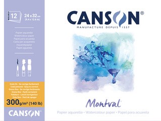 CANSON Zeichenpapierblock "Montval", 240 x 320 mm, 300 g/qm