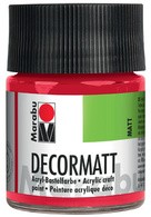 Marabu Acrylfarbe "Decormatt", gelbgrün, 50 ml, im Glas