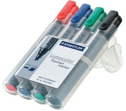 STAEDTLER Lumocolor Flipchart-Marker 356B, 6er Etui