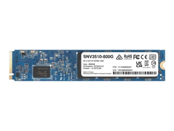 SYNOLOGY SYNOLOGY SSD SNV3410-800G 800GB SSD SATA M.2 NVMe 30062022