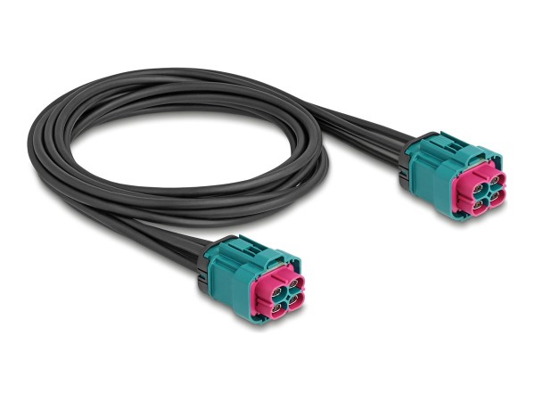 DELOCK DELOCK Kabel HDMTD Z quad Buchse zu 1 m IP67 Schutzart (90342)