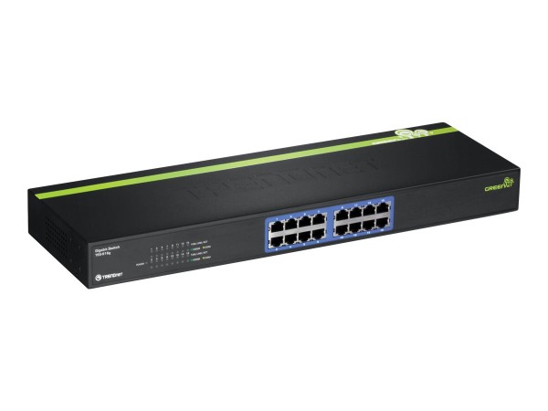 TRENDNET 16-port Gigabit GREENnet Switch (Rack Mount) TEG-S16G