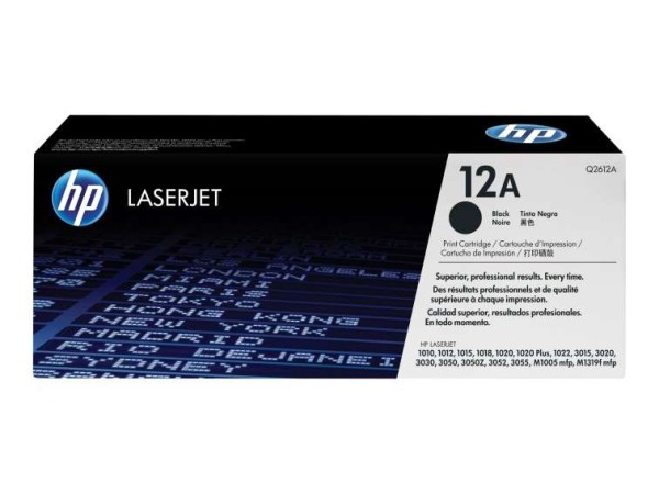 HP 12A Schwarz LaserJet Tonerpatrone (Q2612A) Q2612A