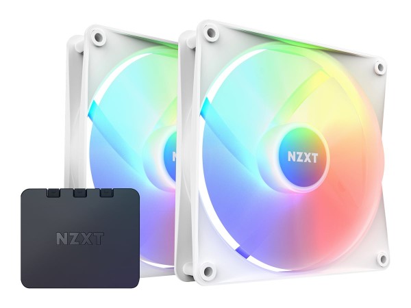 NZXT NZXT F140 RGB Core Gehäuselüfter 140mm Weiß 2er Pack