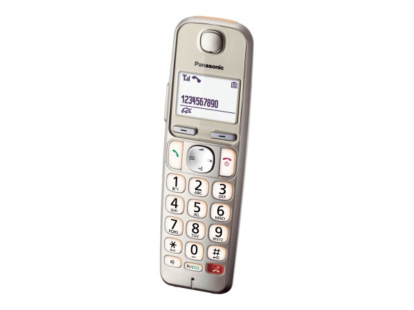 PANASONIC PANASONIC KX-TGE260GN DECT/GAP Schnurloses Telefon analog Anrufbeantworter, Babyphone, Freispre
