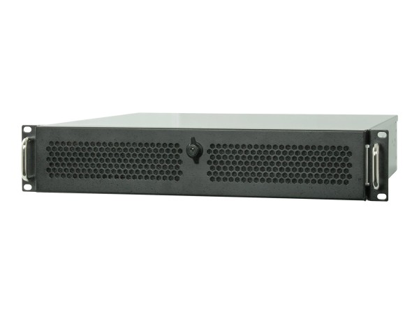 CHIEFTEC UNC-210M-B - Rack - einbaufähig - 2U - micro ATX 400 Watt (ATX) - UNC-210M-B