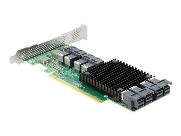 DELOCK PCI Express x16 Karte zu 8 x intern SFF-8643 NVMe - Low Profile Form 90504
