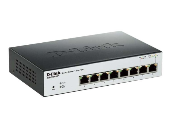 D-Link Switch 8Port Gigabit PoE L2 Managed DGS-1100-08P DGS-1100-08P