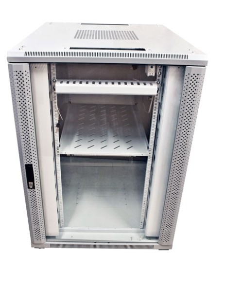 ALLNET ALLNET 19""Schrank, 42HE, B800/T 900mm, Glastür, Lichtgrau, SNB-Serie,