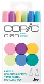 COPIC Marker ciao, 6er Set "Pastels"