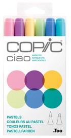 COPIC Marker ciao, 6er Set "Pastels"