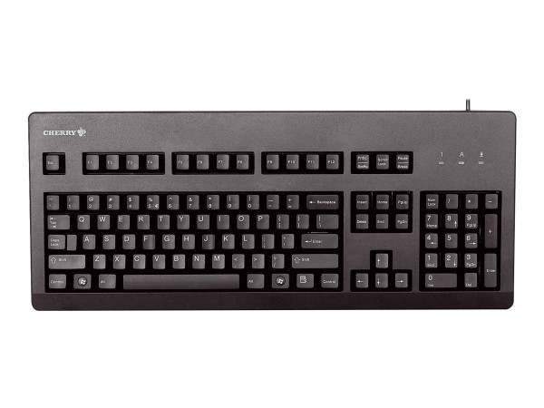 CHERRY CHERRY G80-3000LSCEU-2 click PS/2 USB Tastatur schwarz (US)