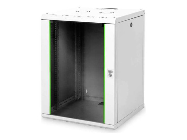 DIGITUS 19" Wandschrank 16HE 6/6 (Halbpalette) DN-19 16U-6/6