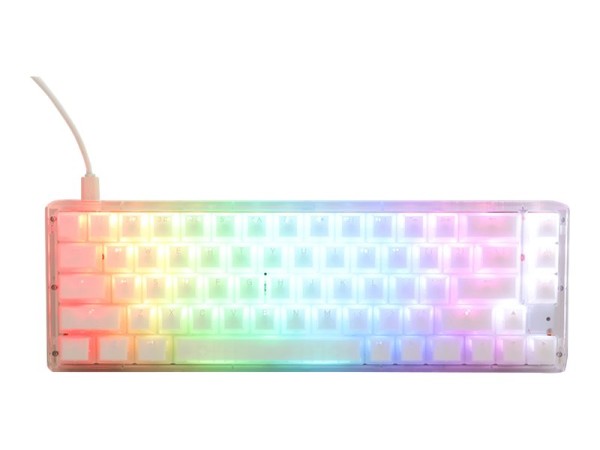 DUCKYCHANNEL DUCKYCHANNEL Ducky One 3 Aura White SF Gaming DE-Layout, RGB, Hot Swap, Cherry MX Brown