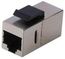 DIGITUS Modular Adapter Kat.6A, geschirmt, 2 x RJ45 Kupplung