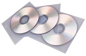 proOFFICE CD-/DVD-Hülle, für 1 CD/DVD, PP, transparent