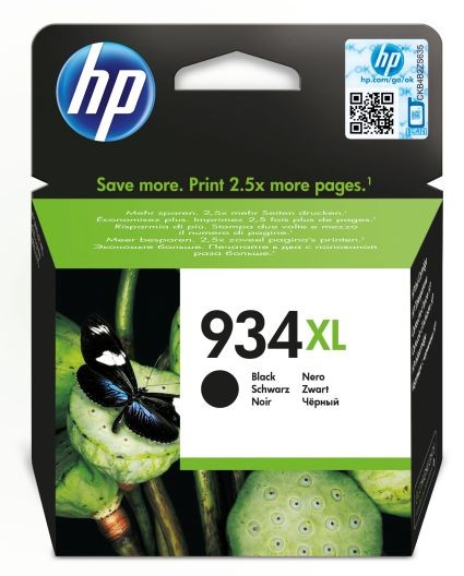 HP 934XL Schwarz Original Tintenpatrone mit hoher Reichweite