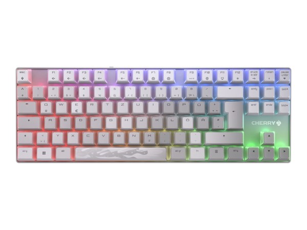 CHERRY XTRFY TAS MX 8.2 XAGA TKL Wireless DE-Layout weiß (G80-3882SJADE-0) G80-3882SJADE-0
