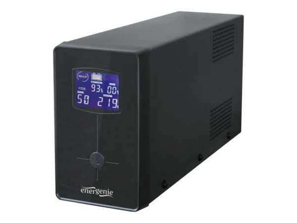 GEMBIRD USV Gembird mit LCD Anzeige, AVR, 850 VA, schwarz EG-UPS-032