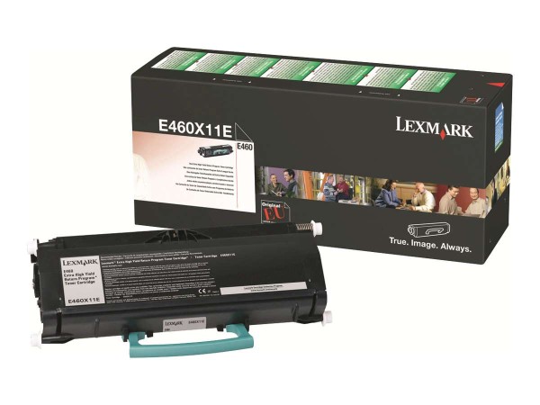 LEXMARK Besonders hohe Ergiebigkeit Schwarz Tonerpatrone LRP 0E460X11E