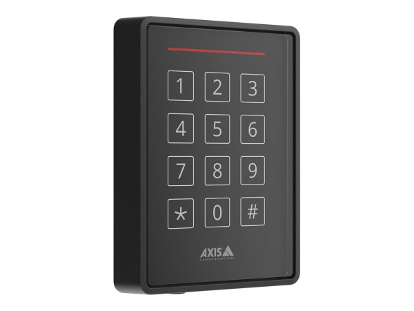 AXIS AXIS A4120-E - RFID berührungsloser Leser/Tastatur - einfach - kabelgebunden - seriell RS-485 - Schw