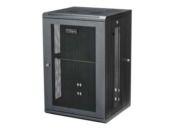 STARTECH.COM 18HE Wandmontage Server Rack - bis zu 51cm tief - Gehäuse mit RK1820WALHM