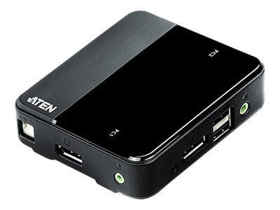 ATEN 2-Port USB DisplayPort KVM Switch, ATEN CS782DP, für 2 Displays, 4K UH CS782DP-AT