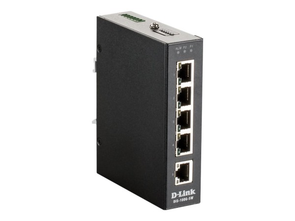 D-LINK 5 Port Unmanaged Switch with 5 x 10/100/1000BaseTX ports DIS-100G-5W