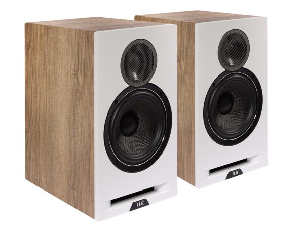 ELAC ELAC Debut Reference B6 Regallautsprecher, weiss/holz Paar